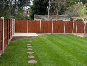 garden fencing erected in pinner london 2025
