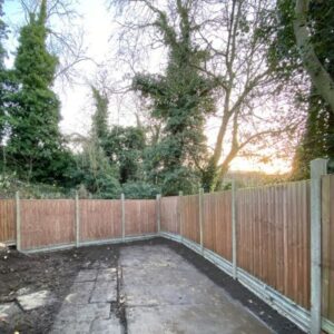 garden fencing project