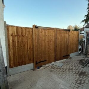 garden gate installation