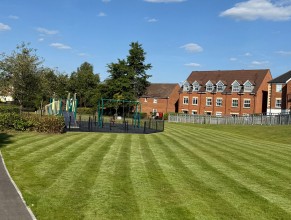 grass cutting community areas in harrow