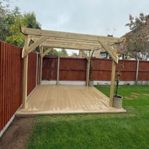 pergola installation