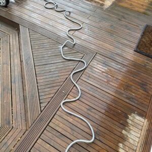 softwood decking installation