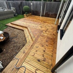 stylish decking installation